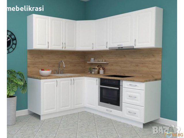 Ъглова кухня Квадрис 3, снимка 1