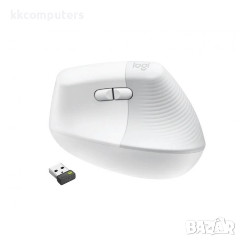 Logitech Lift Vertical Ergonomic Безжична мишка- Logi Bolt/USB, Вертикална ергономична, 4000 DPI, за, снимка 2 - Клавиатури и мишки - 52928058