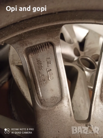 Алуминиеви джанти 17цола 4х100, снимка 3 - Гуми и джанти - 53862244