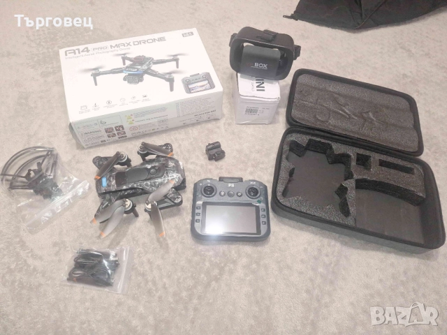 НОВ  Дрон Xiaomi A14 Pro max GPS Brushless 8K Triple Camera HD Drone, снимка 5 - Дронове и аксесоари - 52928829