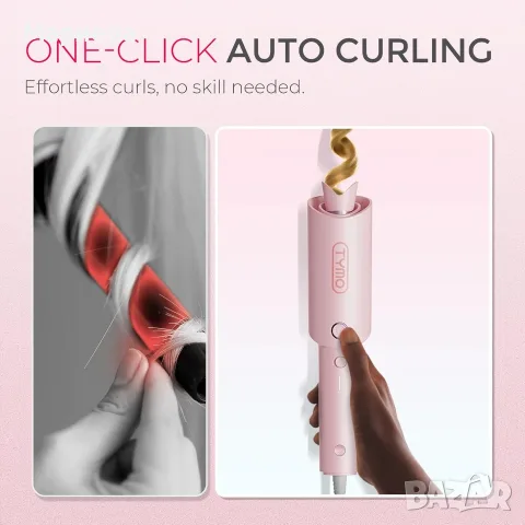 Аттоматична Маша TYMO - CURLPRO 3 см., снимка 2 - Маши за коса - 56083488