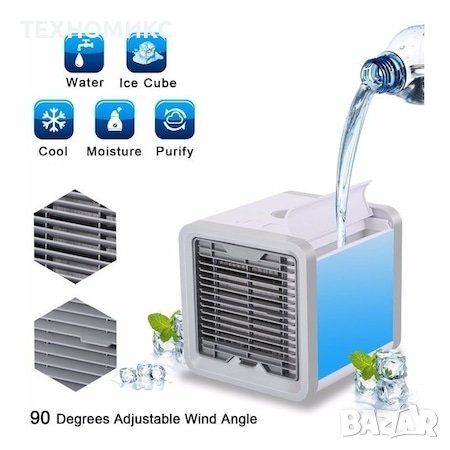 
Преносим охладител за въздух с вода с 7 цветна LED светлина 
, снимка 8 - Климатици - 41495249