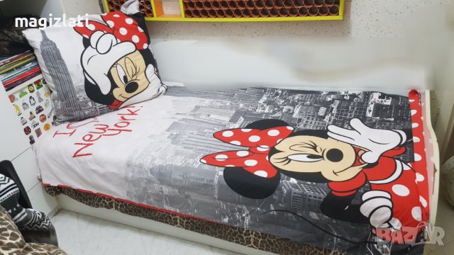 Спален комплект Мини Маус, снимка 2 - Спално бельо и завивки - 41717370