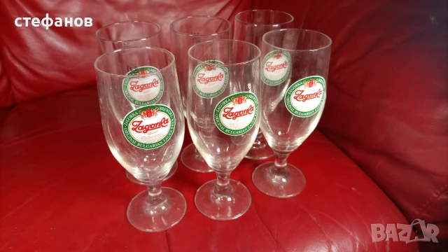 Бирени чаши Загорка в кашончето си, 300 мл, 6 бр, снимка 7 - Чаши - 51142726