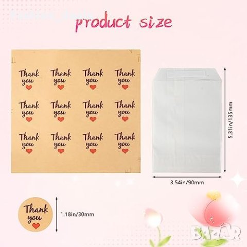 Нови 120 броя Комплект торбички с конфети Сватбени стикери Парти Декорация, снимка 6 - Други - 42001276