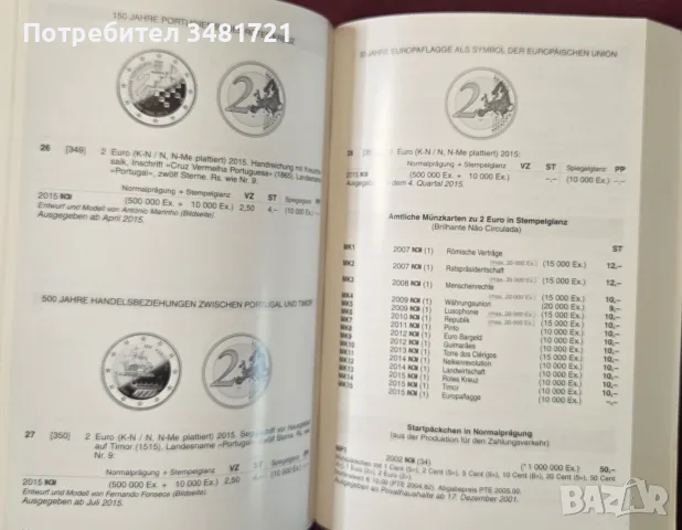 Euro-Münzkatalog. Die Münzen der Europäischen Währungsunion 1999 - 2015, снимка 6 - Други - 55964086