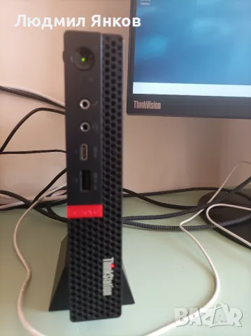 Професионален к-т:Lenovo ThinkStation P330 Tiny + 2K Монитор ThinkVision , снимка 2 - Работни компютри - 55770454