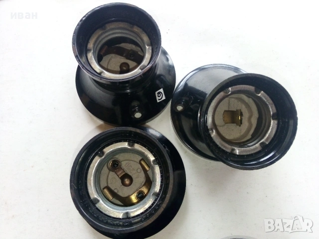 Фасунги "ринг" и "стенни"Е27 всички 6бр. за 4 €, снимка 4 - Други - 53455087