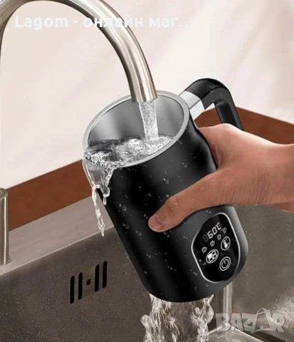 Пенообразувател за мляко Ruhhy, Машина за разпенване на мляко, Мощност 500 W - бърза работа, снимка 7 - Кафемашини - 52549039