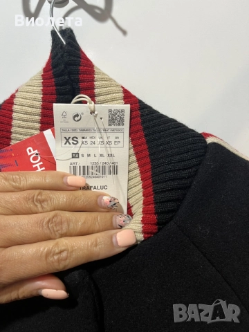 Дамско яке Zara размер Хс, снимка 4 - Якета - 56069977