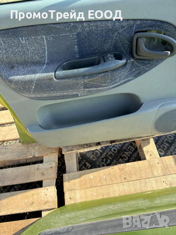 Предна лява зелена врата Рено Сценик 1 Renault Scenic I, снимка 5 - Части - 44598651