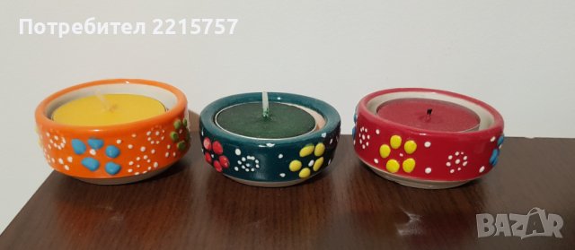 Малки свещници за кръгли свещи., снимка 2 - Декорация за дома - 41670872