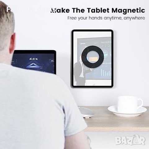 Нова Магнитна стенна стойка за таблет/Държач за кола ipad, снимка 5 - Аксесоари за Apple - 41584695