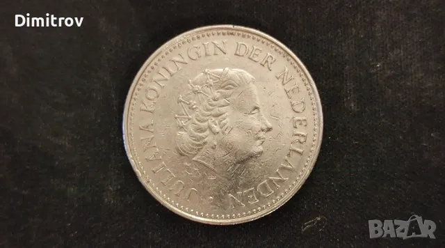 1 гулден (Нидерландски Антили, 1971), снимка 2 - Нумизматика и бонистика - 47739701