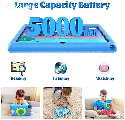 Нов Таблет за Деца 10.1" HD IPS, Android 13, Защита за Очи, 64GB, Образователен, снимка 4 - Конструктори - 49956845