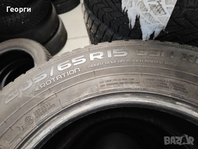 2бр.зимни гуми 205/65/15 Nokian, снимка 3 - Гуми и джанти - 49437139