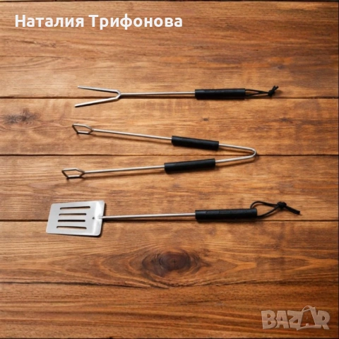 Градинско барбекю на колела, емайлирана стомана, 4 степени + Подарък 3 прибора, снимка 10 - Барбекюта - 53403498