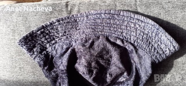 Шапка дамска тип бомбе от плюш, снимка 2 - Шапки - 39199371