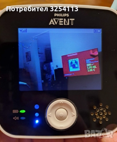 Бебефон с видео Philips Avent, снимка 5 - Бебефони - 52546120