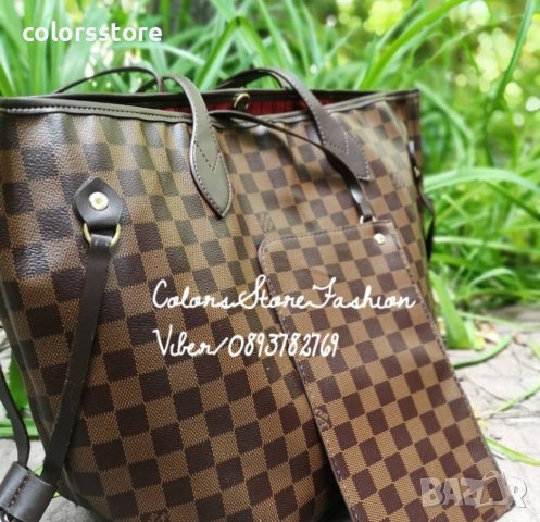 Луксозна чанта Louis Vuitton Neverfull  код14 L, снимка 4 - Чанти - 41838505