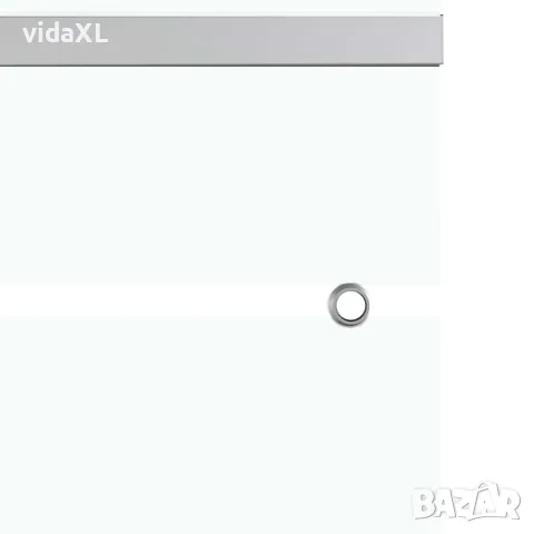 vidaXL Плъзгаща врата с меки стопери, ESG стъкло и алуминий, 90x205 см, снимка 5 - Интериорни врати - 56146504