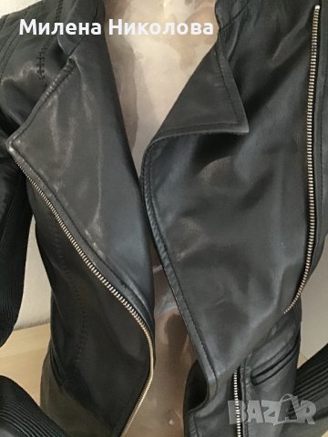 Яке естеств.мека кожа Xs, снимка 5 - Якета - 41224381