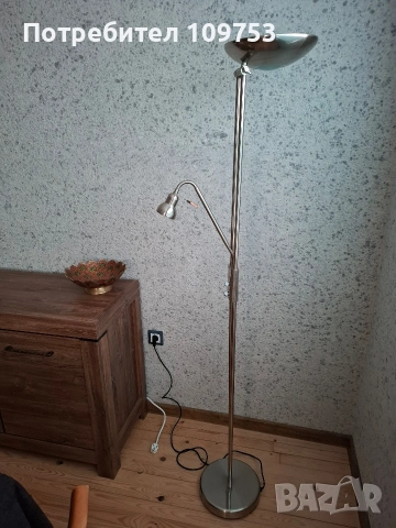 Стояща подова лампа h-180cm, снимка 6 - Настолни лампи - 53328480