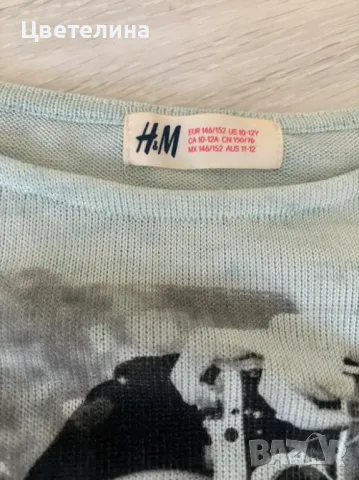 Блузка H&M  146/152, снимка 5 - Детски Блузи и туники - 47915833