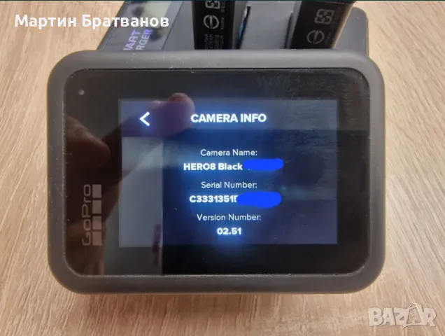 GoPro Hero 8 Black с аксесоари и батерии, снимка 3 - Камери - 48654631