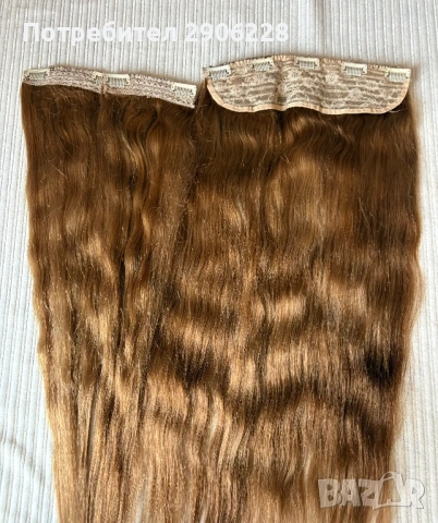 Естествена коса 65см, снимка 2 - Аксесоари за коса - 53403071