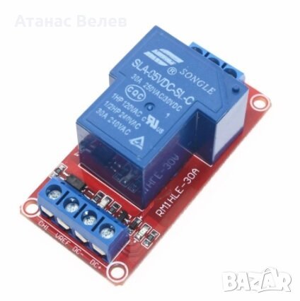 Едно канален релеен модул 5V/30A, снимка 1