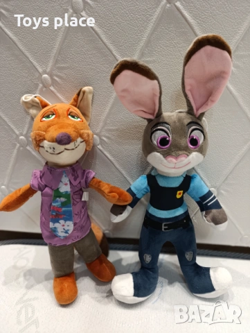 Нови Плюшена играчка Зоотрополис Полицай Джуди Хопс лисицата Ник Уайлд