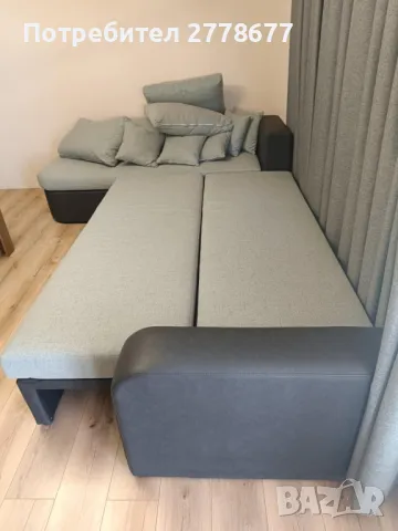 ЪГЛОВ ДИВАН, снимка 6 - Дивани и мека мебел - 49048021
