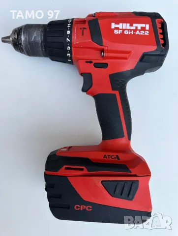 Hilti SF 6H-A22 ATC - Безчетков ударен винтоверт 2x22V 5.2Ah, снимка 2 - Винтоверти - 49351668