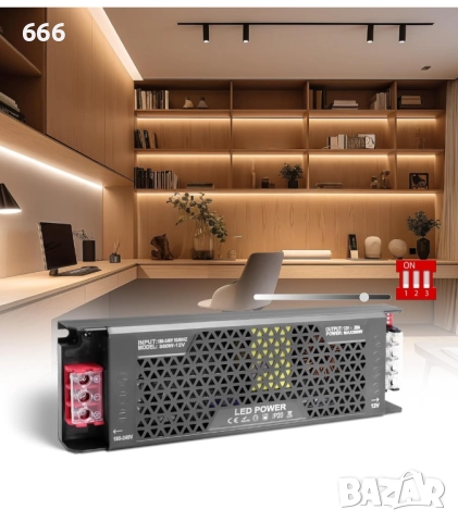 Димируемо LED захранване 12 V 300 W 25 A, снимка 2 - Друга електроника - 52949514