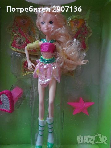 КУКЛА  WINKS с аксесоари,музикална, крилата и светят, снимка 2 - Кукли - 38947365
