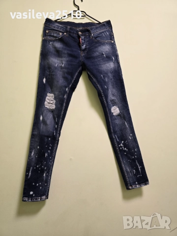 Dsquared2 оригинални дамски дънки , снимка 3 - Дънки - 52548097