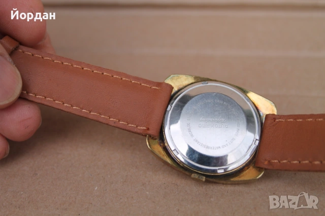 Швейцарски мъжки часовник ''Le Gran Superautomatic'' /17 камъка механизъм ета 1906/, снимка 5 - Мъжки - 53444732