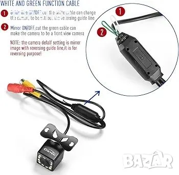 камера за заден ход с висока разделителна способност за нощно виждане, снимка 2 - Друга електроника - 48743437