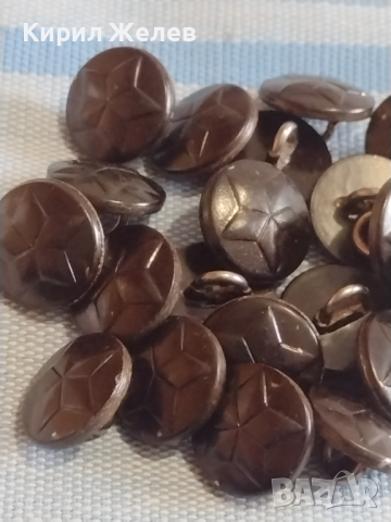 Лот 20 броя копчета от униформа ЗВЕЗДА за КОЛЕКЦИЯ ДЕКОРАЦИЯ БИТОВ КЪТ 27400, снимка 2 - Колекции - 44834920