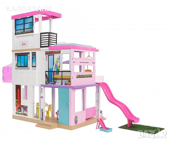 Barbie Dreamhouse Къщата на мечтите на кукла Барби GRG93, снимка 3 - Кукли - 34827664