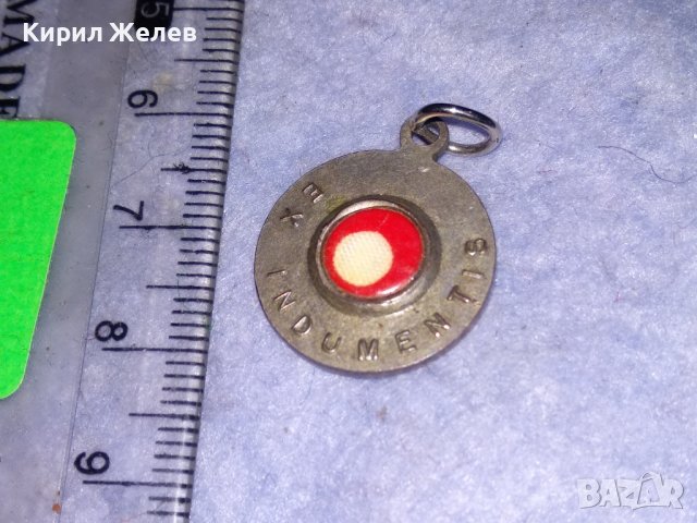 PADRE PIO EX INDUMENTIS Стар ПОСРЕБРЕН РЯДЪК БРОНЗОВ КАТОЛИЧЕСКИ ДВУСТРАНЕН МЕДАЛЬОН ИКОНКА 31285, снимка 2 - Антикварни и старинни предмети - 39857002
