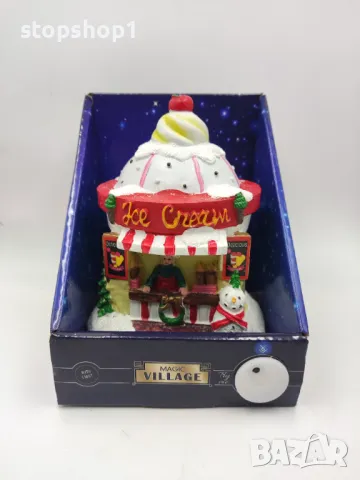 Magic Village лед коледна къща Christmas светеща ICE Cream 