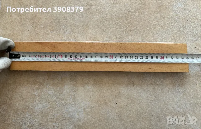 Продавам използван естествен буков паркет 35 Х 6 Х 1,6см, снимка 1