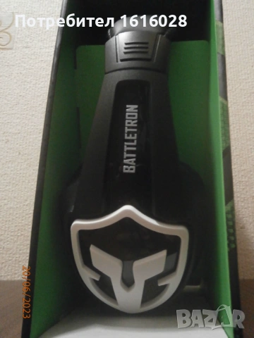 Нови LED геймърски слушалки с микрофон на BATTLETRON., снимка 2 - Слушалки и портативни колонки - 52346182