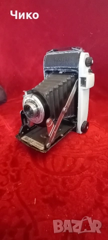Стар английски мехов фотоапарат "Кодак", снимка 12 - Антикварни и старинни предмети - 53713151