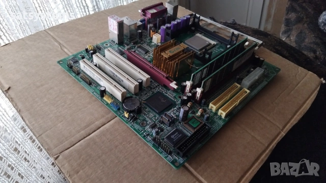 Дънна платка EPoX EP-4PGM2I Socket 478 CPU+FAN+RAM, снимка 5 - Дънни платки - 53689699