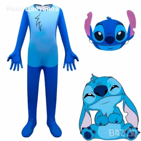  Костюм на Стич – Забавление, комфорт и приключения за вашето дете, снимка 3 - Други - 48856611