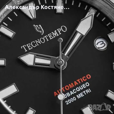Мъжки часовник TecnoTempo Automatic Diver's, снимка 4 - Мъжки - 40359320