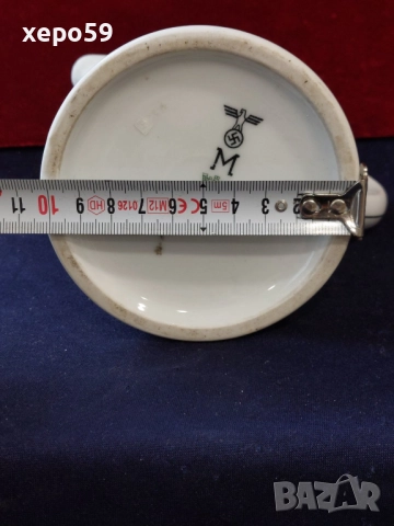 WW2-Порцеланова каничка със свастика 1930-45 година, снимка 2 - Антикварни и старинни предмети - 52292953